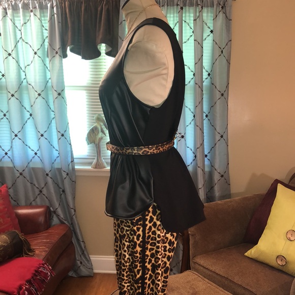 Express Faux Leather Tank High Low Top- 🛍 - Picture 3 of 7